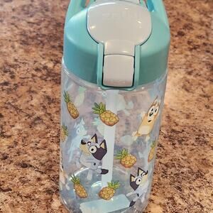 ZAK! BLUEY Leak proof Kids Toddlera tumbler cup with Straw - NEW